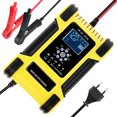 thumbnail image 1 of Muyoka Cargador de batería para automóvil 12V / 24V 12A Cargador de batería automático con función de reparación de carga de 7 pasos Pantalla LCD Cargas inteligentes Coche Motocicleta Barco Camión Cor Muyoka Hogar, 1 of 7