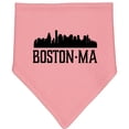 thumbnail image 2 of Inktastic Boston Massachusetts Skyline City Silhouette Baby Bandana Bib, 2 of 4