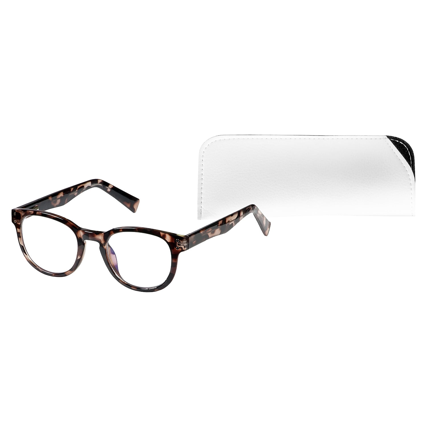 SAV Eyewear SAV VK Couture +1.50 Blue Light Reading Glasses Brown Tort (EVKB04-150-248)