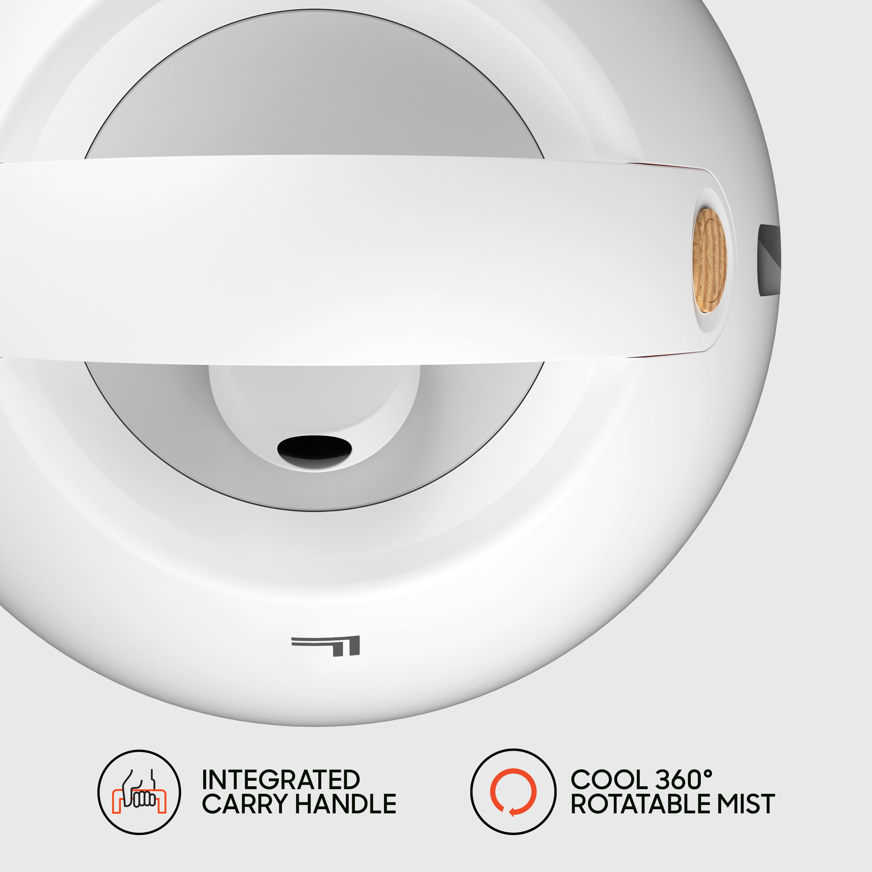 Sharper Image Mist 6 Ultrasonic Humidifier with Auto Shutoff, Remote Control (New)