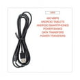 thumbnail image 5 of Usb To Micro Usb Cable, 6 Ft, Black | Bundle of 10 Each, 5 of 5