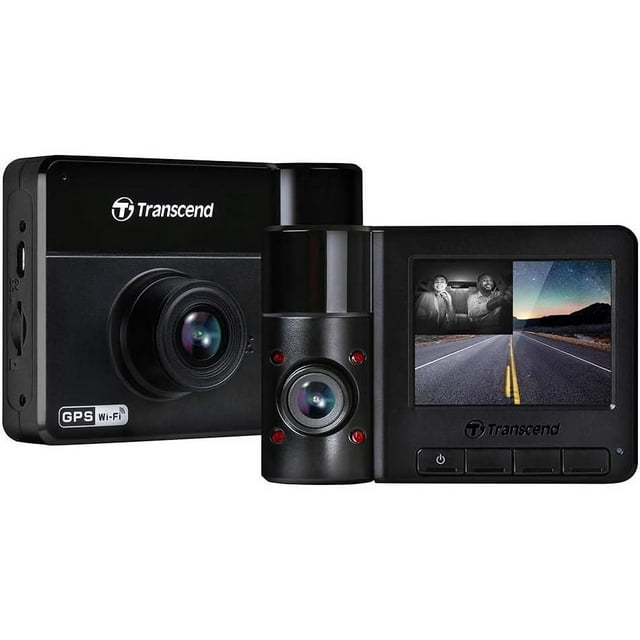 Transcend Dashcam Drivepro 550 Dual 64 Go Noir