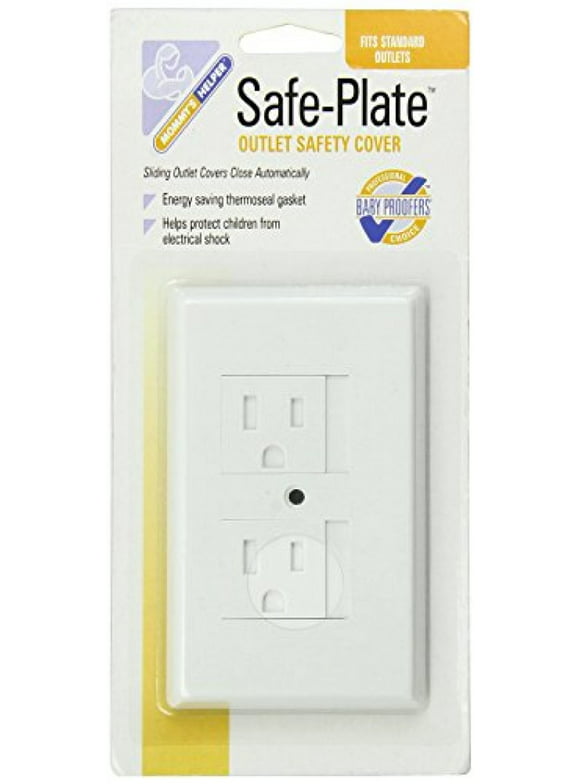Mommys Helper Safe Plate Electrical Outlet Covers Standard, - 4 Count