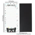 thumbnail image 2 of Inkdotpot Pack of 6 Funny Magnetic Dry Erase List For Fridge, Wipe Clean w/ NoStain, Quick Notes Shopping & Grocery List Whiteboard for Fridge, 8.75" x 3.8"(Cat Theme), 2 of 6