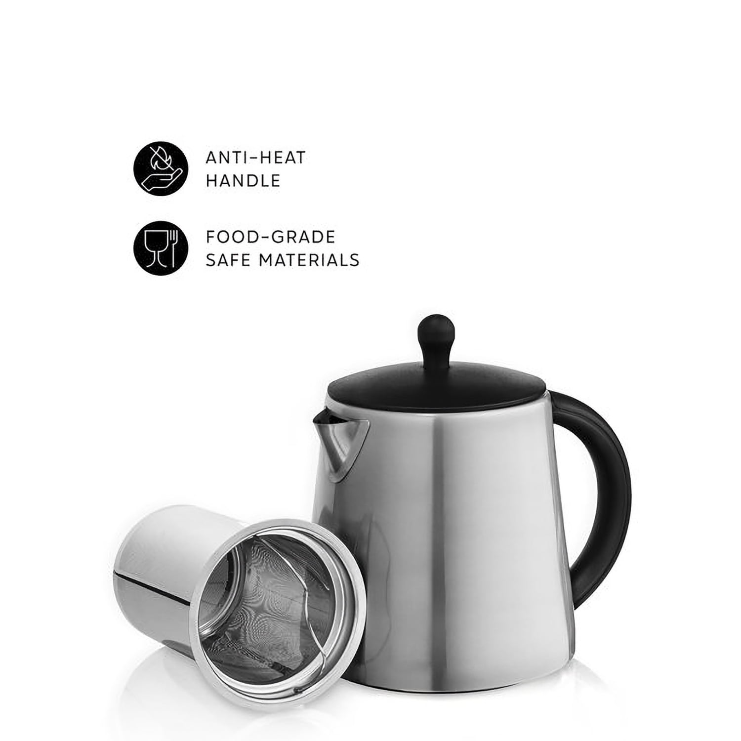 SAKI Products TeaSmart® Electric Turkish Tea Kettle - Black - 269 requests