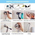 thumbnail image 6 of Simple & Stylish Design Stainless Steel Shower Grab Bars, Space-Saving Wall-Mounted Anti Slip Shower Grab Bar, Multi-Purpose Towel Holder for Shower Toilet Bathtub Areas (30 Cm), 6 of 7