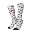 thumbnail image 2 of Balery Watermelon Printed Novelty Socks Men's Women's Crew Socks Sports Socks Knee High Socks Cotton Socks Quirky and Cool Socks, 2 of 9