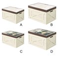 thumbnail image 3 of Yuarrent Caja de almacenamiento plegable para exteriores de PP con gran capacidad para organizar alimentos, utensilios de cocina y ropa. Es Kits de desorden para acampar Beige Regular Grande, 3 of 5