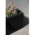 thumbnail image 3 of Veradek Block Series Trough 36" Plastic Planter - Black, 3 of 13