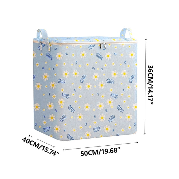 Bolsa de almacenamiento con cremallera, bolsa de viaje de gran capacidad, cesta de almacenamiento de tela no tejida, duradera, fácil de limpiar, para dormitorio, viajes, hogar, bolsa
