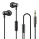 thumbnail image 2 of Bluelans-auriculares intrauditivos estéreo de 3,5mm, auriculares con graves de Metal, auriculares deportivos para música, tapón para los oídos, 2 of 5