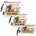 thumbnail image 2 of 3 Size Reusable Food Storage Bags Set Airtight Zipper Closure Lunch Snacks Travel Organizer Halloween-themed Logo, 2 of 8