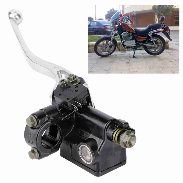 Bomba de Freno de Motocicleta, Palanca de Cilindros Maestros de Freno de Freno de 7/8 " / 22 mm, Cilindro Maestro de Freno de Motocicleta para CB CBR250 MC19 VT250 MC20