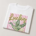 thumbnail image 2 of Lucky Flying Duck Graphic T-Shirt, Unisex Classic Fit Striped Mallard Tee, 2 of 9