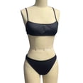 thumbnail image 4 of Lisingtool Clearance One Piece Swimsuit Women Women's Tan Through Slim Fit Hollow Translucent Non Tender Beach Bath Sunbathing No Sun Mark Breathable Strap Bikini XS-3XL Clearance sale, 4 of 6