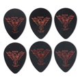 thumbnail image 1 of Raven Small Teardrop Guitar Picks, Black - 1 mm - 72 Pieces, 1 of 1