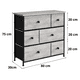 thumbnail image 3 of Mueble Cajonera para Recamara 6 Cajones De Tela, 3 of 6