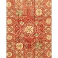 thumbnail image 1 of Ahgly Company Machine Washable Indoor Rectangle Abstract Orange Area Rugs, 8' x 10', 1 of 7