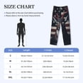 thumbnail image 2 of Salouo Vintage American Deer Print Pajama Pants for Men, Lounge Pants Elastic Waistband Casual Men's sleepwear Loungewear Sleep Pajama Pant -Small, 2 of 7