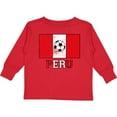 thumbnail image 3 of Inktastic Peruvian Soccer Boys or Girls Long Sleeve Toddler T-Shirt, 3 of 5