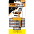 thumbnail image 1 of Razors BIC Flex 5 recargable para hombre, 1 mango y 7 cartuchos, 1 of 7