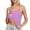 Purple, variant on White Tank Top Built In Bra , Womans Clothes , Bra for Tank Top Seamless Yoga Tank Top Built In Light Support Bra For Fitness Workout And Casual Wear