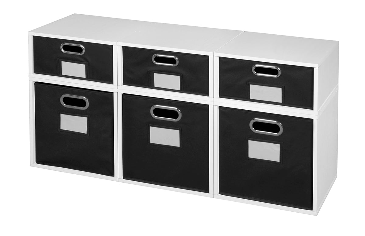 Niche Cubo Storage Set 3 Full Cubes/3 Half Cubes with Foldable Storage