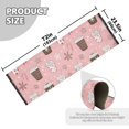 thumbnail image 5 of Yayeee Runner Rug for Bedroom 2'x6' Machine Washable Hallway Non Slip Mat, Brown Hand Drawn Cups, 5 of 8