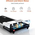 thumbnail image 3 of Dpforest Walking Pad, 31.5"*15.75" Walking Area, Under Desk Walking Treadmill, 165lbs Capacity with APP & LED Display for Fitness(White), 3 of 5