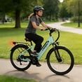 thumbnail image 3 of 1500W Electric Bike for Adults,26" Electric Mountain Bike, 48V 15Ah Removable Battery, 28MPH, 7 Speed E Bike,E-bike UL2849, Green, 3 of 11
