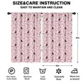 thumbnail image 2 of Blackout Kids Curtains,Pink Cartoon Unicorn Heart Pattern Childrens Insulated Curtains Set Of 2,Bedroom Essentials,Toddler Room Decor 52"x84", 2 of 5