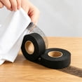 thumbnail image 4 of Black Double-Sided Fabric Hemming Tape, 0.98In No Sewing & No Ironing Adhesive Cloth Tape for Pants Clothes Folded Edge, Strong Sticky Fabric Bonding Tape for Hemming and DIY Crafts, 80 Yards, 4 of 4