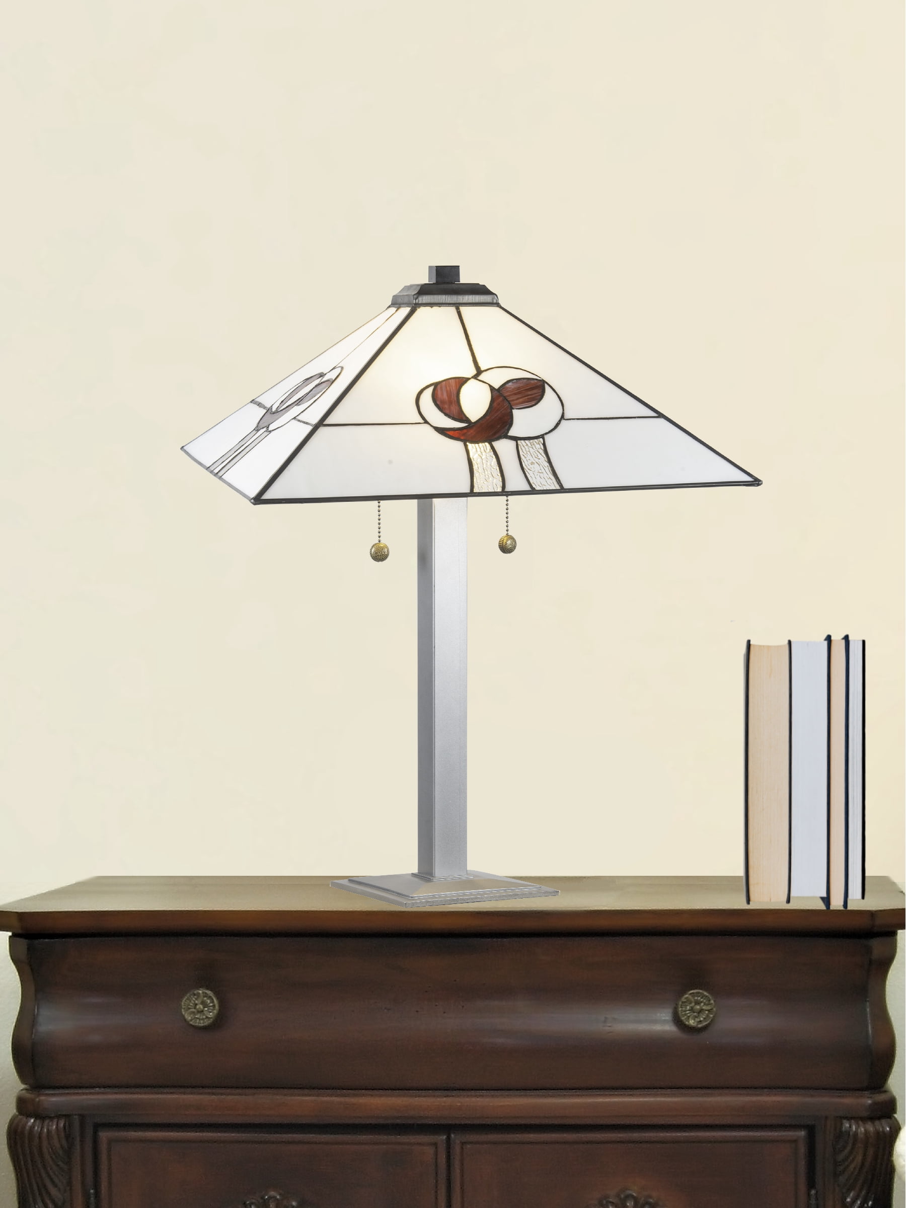Dale Tiffany Mack Rose Tiffany Table Lamp TT23066