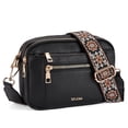 thumbnail image 1 of Bandolera Telena Small para mujer, piel vegana, color negro, 1 of 7