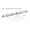 thumbnail image 4 of Scale 45 Cm Gridding Ruler, Transparent Pattern Making Tool, Professional Measuring Scale, 4 of 4