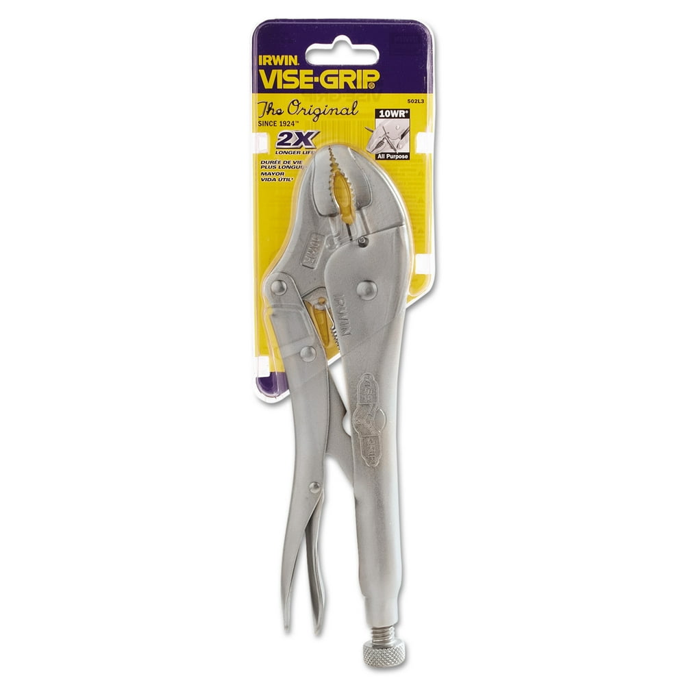IRWIN 502L3 10Inch Curved Jaw Locking Pliers