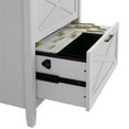 thumbnail image 3 of Scranton & Co 2 Drawers Contemporary Wood File Cabinet in Oak, 3 of 9