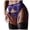 Purple, variant on Women's Floral Lace Garter Belt and G String Panty Set (Blue, XL)