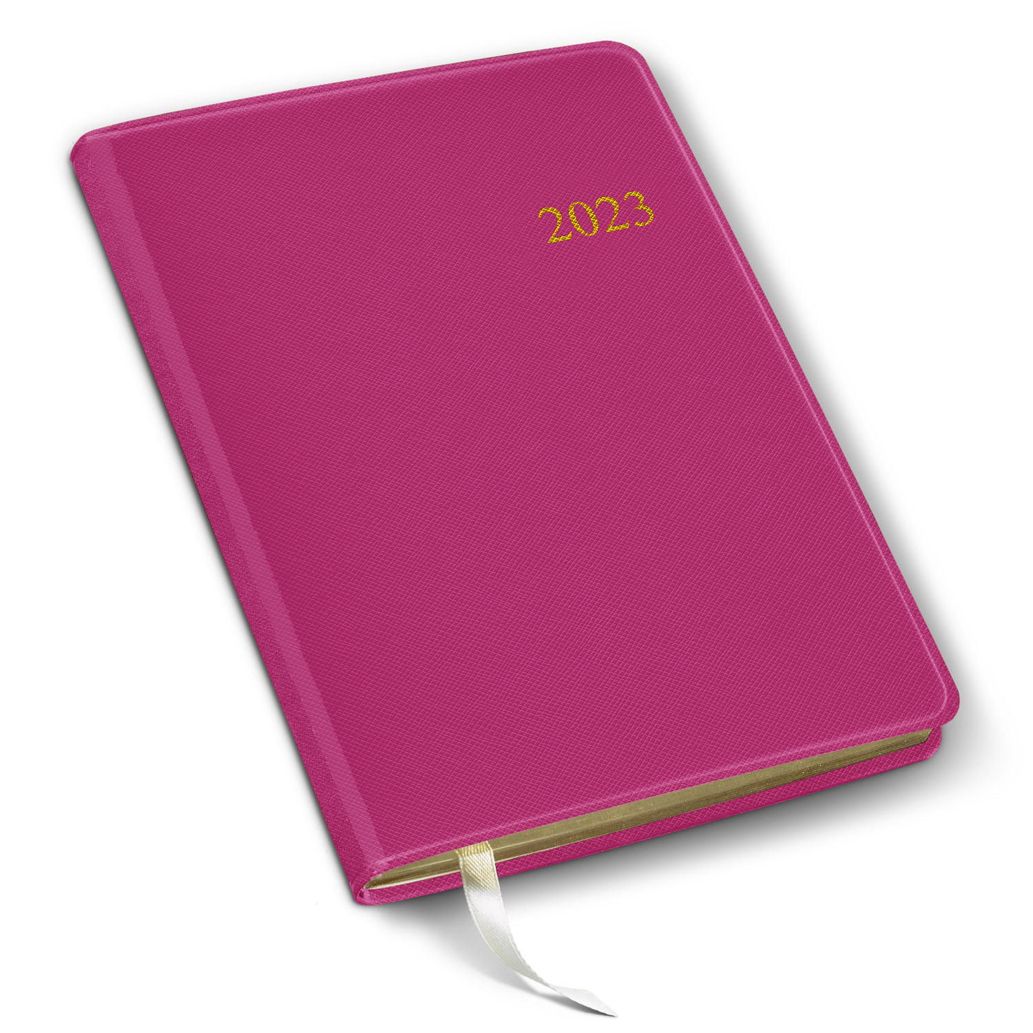 - 6x3.25 Pocket Address Book by Gallery Leather Key West Honeysuckle Pink 