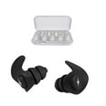 thumbnail image 1 of Earplugs Comfortable Silicone Sound Blocking Earplugs For Sleeping Snoring Concerts 6 Pairs, 1 of 5