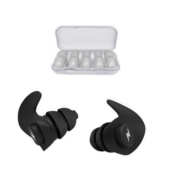 Bouchons d'Oreilles en Mousse Acoustique Confortables en Silicone Bloquant le Son pour Dormir Ronflement Concerts Voyage Travail Études Réduction du Bruit Doux Flexibles Durables -Utilisation
