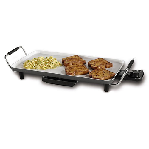 Oster CKSTGR18WCECO DuraCeramic Electric Griddle 10.5 x 18.5Inch