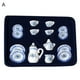 Lubelski 15Pcs 1/12 Maison de Poupée Mini Ensemble de Thé en Céramique Vaisselle Accessoires Modèle Jouet – image 4 sur 7