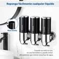 thumbnail image 4 of Dispensador de Ducha montado en la Pared, dispensador de jab&oacute;n l&iacute;quido Recargable para el hogar, ba&ntilde;o, Cocina, Hotel, Restaurante Dispensaci&oacute;n de loci&o, 4 of 7