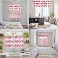 thumbnail image 6 of Valentine's Day Kitchen Curtains Sets for Windows 36 Inch Length, Watercolor Loves Romantic Rod Pocket Window Treatments Tier Curtains and Valances Set for Bedroom/Bathroom, 6 of 8