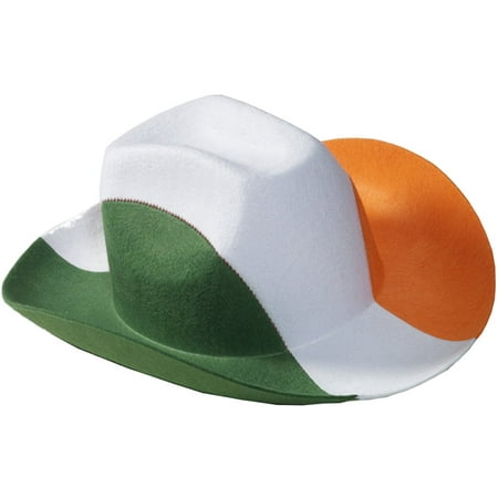 St. Patrick's Irish Colors Cowboy Hat, Brand new Fantastic quality Saint Patrick's Day Leprechaun Hat By Forum