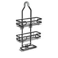 thumbnail image 2 of CxhicLuv Premium Space Saving 3-Tier Hanging Shower Caddy Organizer, Over Shower Head Bathroom Storage Rack with Soap Dish and Towel Hooks, Rust Proof Stainless Steel Shower Shelf Solution, 2 of 9