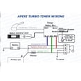 thumbnail image 5 of Universal Apexi Auto Timer For NA & Turbo Black Pen Control w/ BLUE Digital LED, 5 of 5