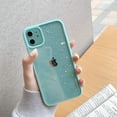 thumbnail image 2 of iPhone SE Glitter Case, Clear Candy Color Shiny Glitter Sparkly Shockproof Soft Silicone Women Girls Cases Compatible with iPhone SE 2nd iPhone 7/iPhone 8-Green, 2 of 8