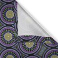 thumbnail image 6 of Ambesonne Ethnic Valance & Curtain, Aboriginal Circles Dots Art, 55"x36", Violet Fern Green White, 6 of 7
